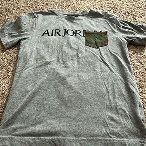 Like new YL Gray Jordan shirt